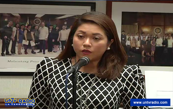 File photo: Deputy Presidential Spokesperson Abigail Valte